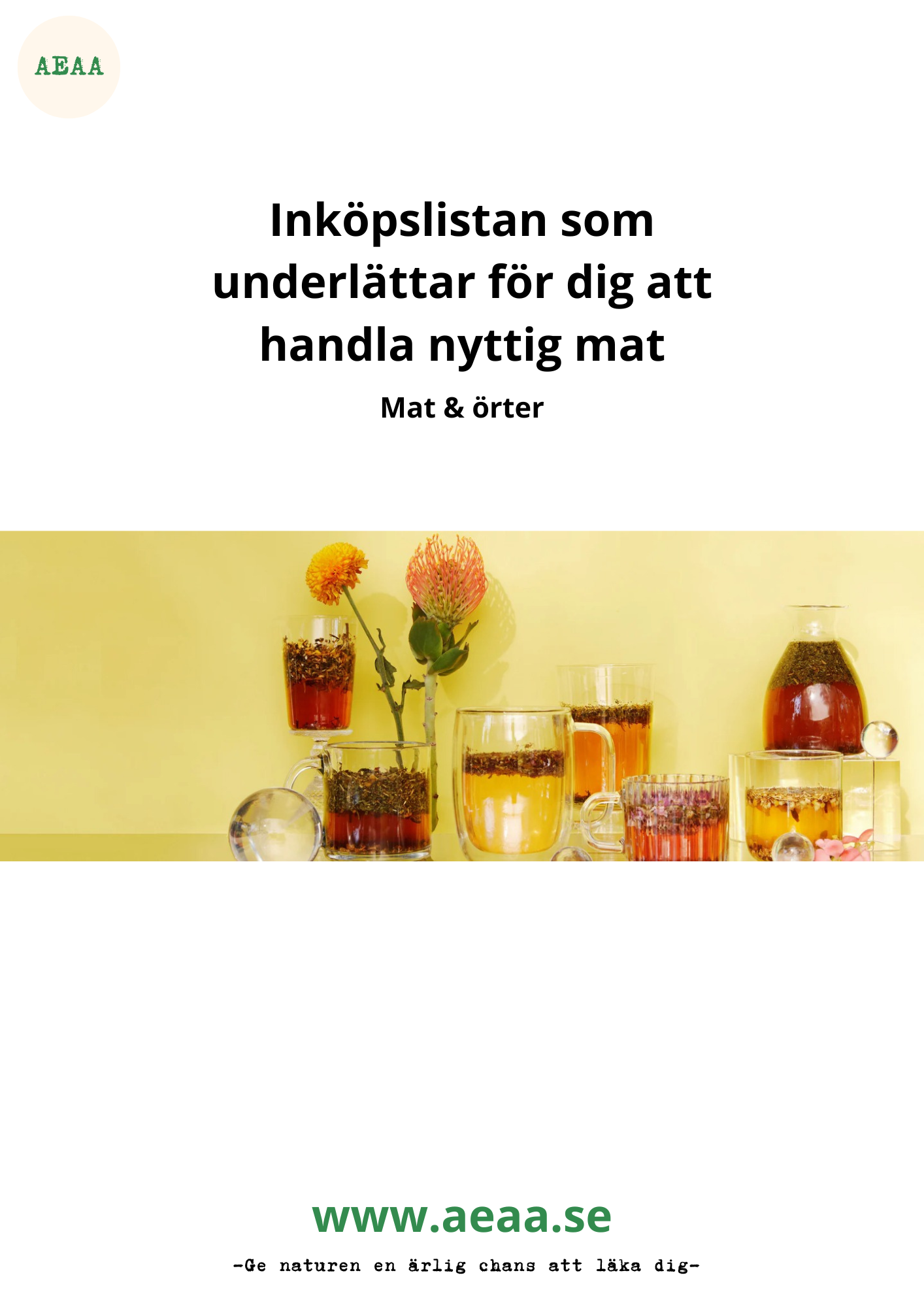 Inköpslistan som underlättar för dig att handla nyttig mat